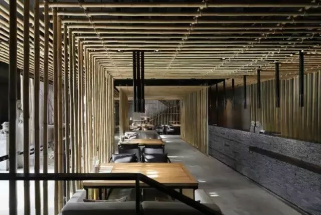 佛山如何让餐厅设计玩转中国风？几根竹子让你眼前一亮！